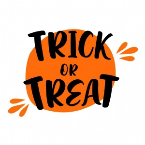 Trick or Treat SVG, Trick or Treat Vector Files Halloween SVG
