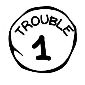 Trouble 1 SVG, Trouble 1 Vector Instant Download Cartoons