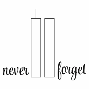 Twin Towers Never Forget SVG Cut File, 11 September SVG USA SVG