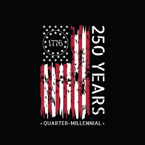USA 250 Year American Flag SVG, 250th Anniversary Svg
