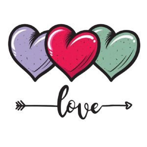 Arrow Love with Heart SVG, Instant Download Love SVG