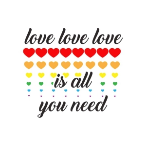 Love is All You Need SVG, Valentine's Day SVG Cut File Valentine's Day SVG