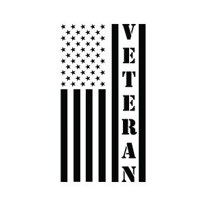 Vertical Veteran Flag SVG, Veteran Day SVG Cut File Veterans Day SVG
