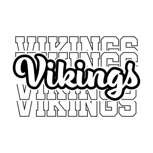 Vikings SVG, Stacked Vikings for Shirt Football SVG