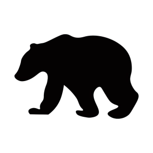 Walking Bear Silhouette SVG Bear SVG