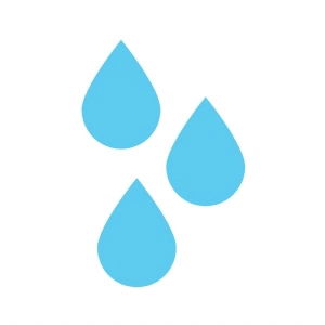 Water Drops SVG Cut File, Instant Download Water SVG
