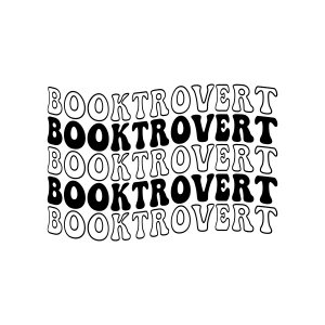 Wavy Booktrovert SVG for Shirt, Booktrovert SVG Vector Files Bookish SVG