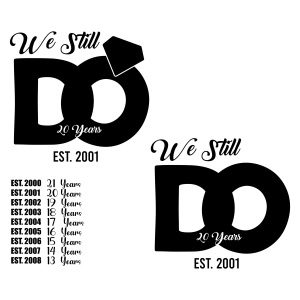 We Still Do SVG Bundle & Cut File Wedding SVG