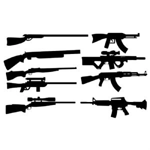 Weapons Bundle SVG, Weapon Bundle Vector Instant Download Drawings