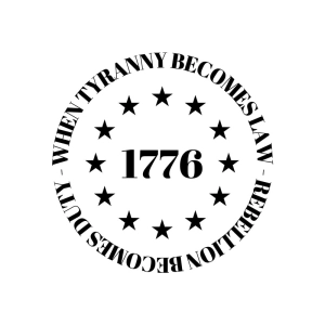 When Tranny Becomes Law Rebellion Becomes Duty SVG, 1776 SVG Cut File USA SVG