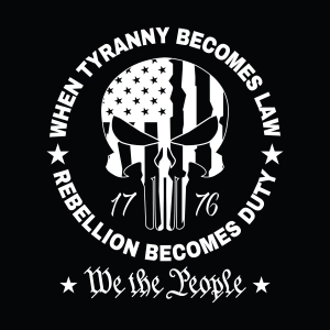 When Tyranny Becomes Law SVG with Punisher USA SVG