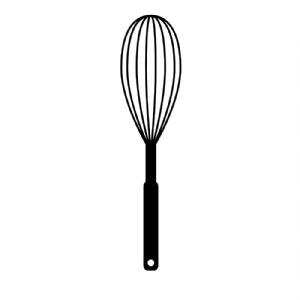 Whisk Clipart & Svg Cut File Kitchen Utensils