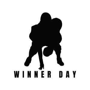 Winner Day SVG Cut File, Football SVG Cut File Football SVG