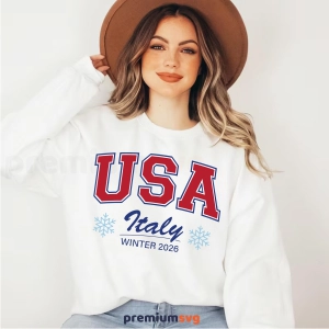 Winter Olympic Games USA SVG, Italy Winter 2026 SVG