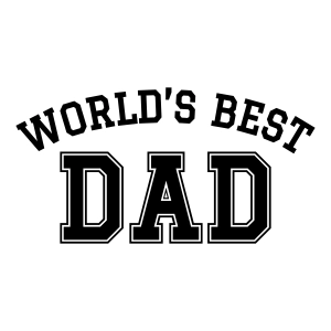 World's Best Dad SVG, Father's Day Shirt SVG Design Father's Day SVG