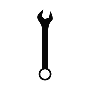 Wrench SVG vector, Cut and clipart file Mechanical Tools