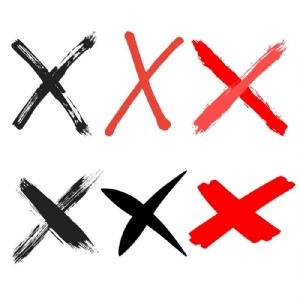 X Mark SVG File, Cross Mark Clipart Instant Download Symbols
