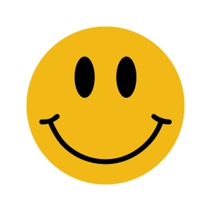 Yellow Smiley Face SVG, Basic Emoji SVG Vector Design Vector Illustration