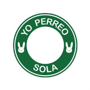 Green Yo Perreo Sola SVG, Yo Perreo Sola Vector Instant Download Vector Illustration