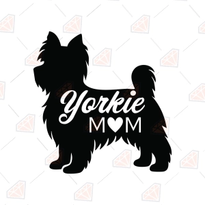Yorkie Mom SVG – Yorkshire Terrier Dog Mom SVG