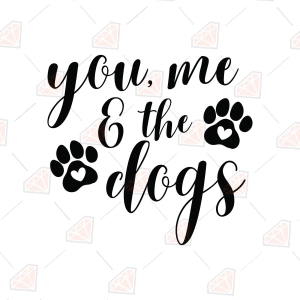 You Me And The Dogs SVG