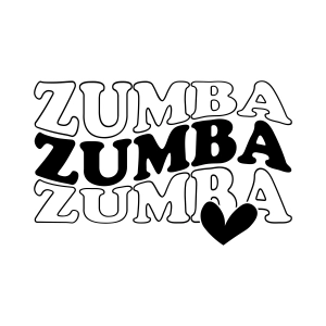 Zumba SVG, Stacked Zumba Shirt SVG T-shirt SVG